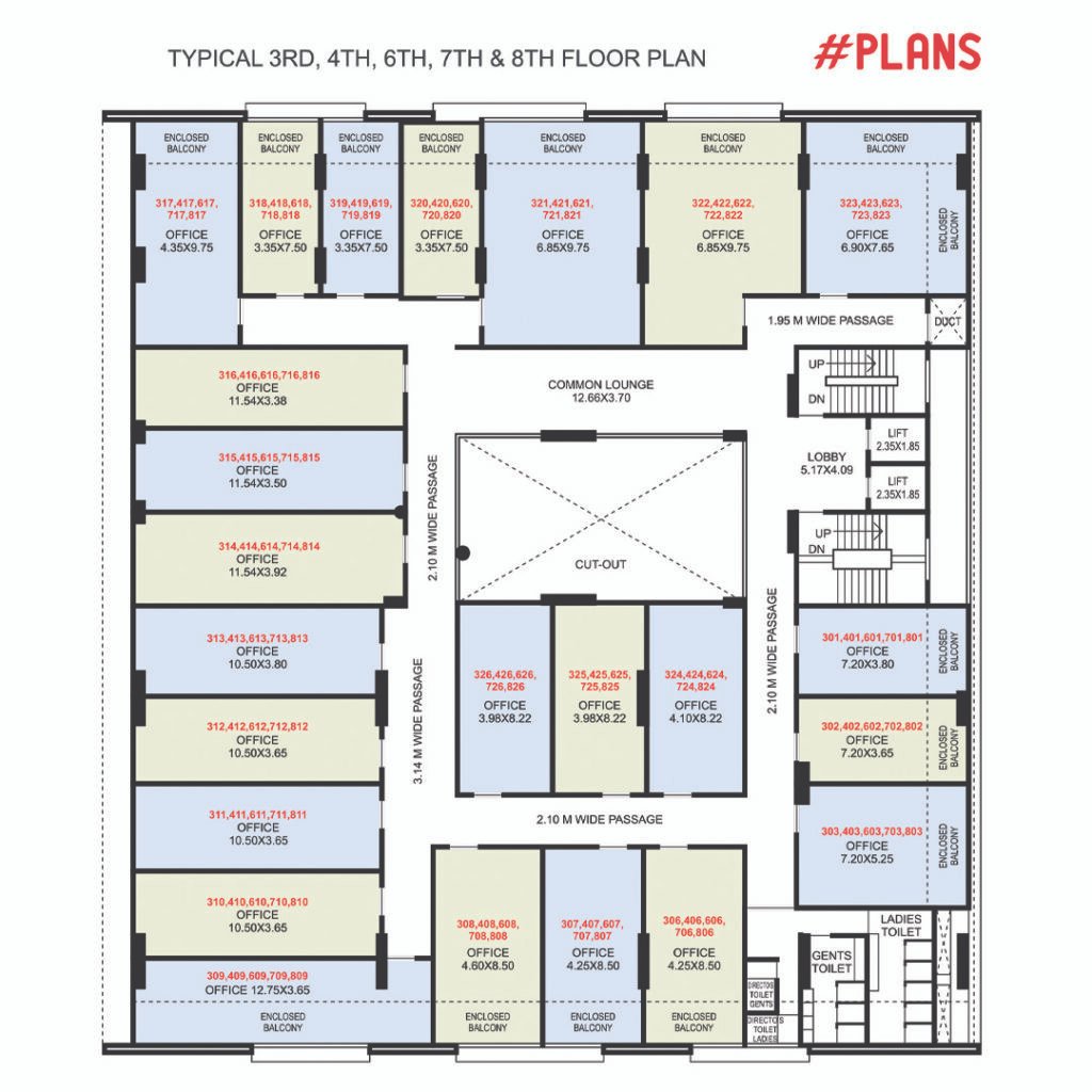 Vision one floor plan 1